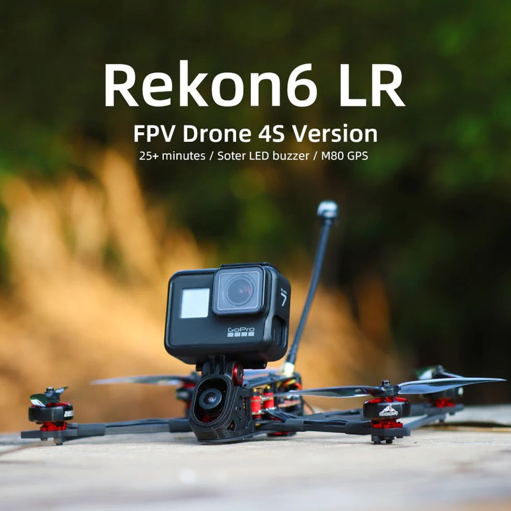 HGLRC Rekon 6  Analog, Rekon6 LR FPV Drone 4S Version 25+ minutes / So