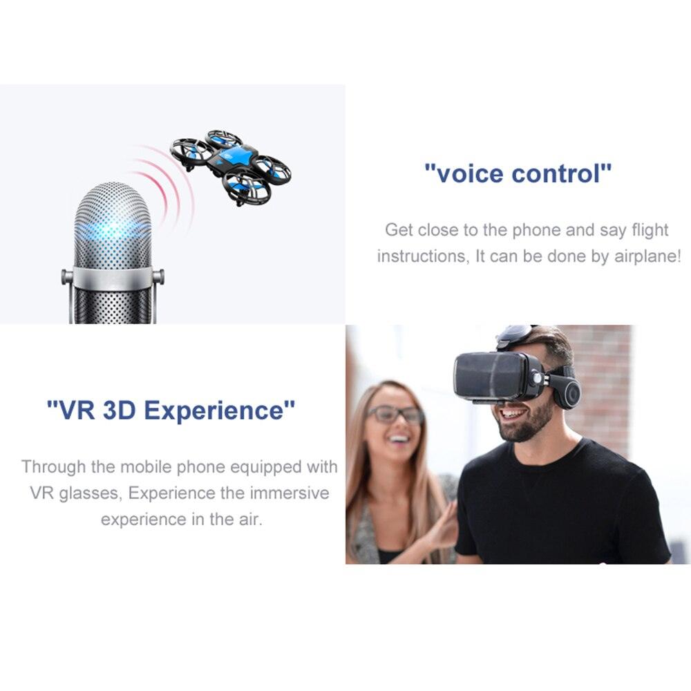 4DRC V8 Mini Drone Avec Caméra 720P WiFi FPV - 20 Min Vol, Maintien Altitude, Mode Sans Tête, 360° Flips, Idéal Enfants & Débutants