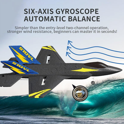 kF605 Polystyrene Glider Rc Plane Gyroscope - 2.4G 4CH 6Axis Rollover Airplane Remote Control Aircraft Electric Drone Helicopter Jet Toy - RCDrone