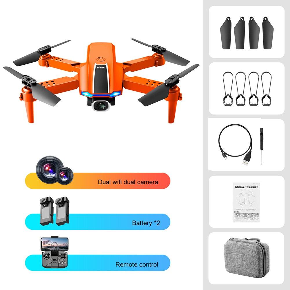 YLRC S65 Drone - 4K HD Camera WiFi Headless Mode 2.4GHz Foldable Quadcopter Toys Real-time transmission Helicopter Toys - RCDrone