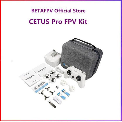 BETAFPV Cetus Pro FPV Kit - BNF /VR02 FPV Goggles Literadio2 SE Transmitter BT2.0 450mah 1S Battery - RCDrone