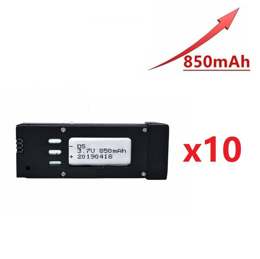 Upgraded 3.7V 850mAh Lipo Battery For E58 S168 JY019 RC Quadcopter Spare Parts 3.7v Drones Modular Battery - RCDrone