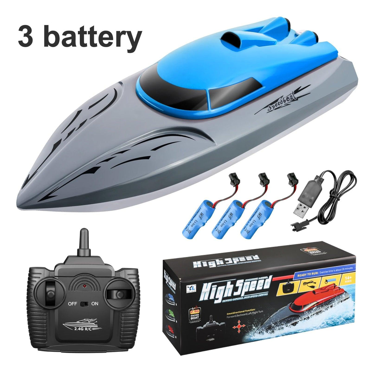 GoolRC Bateau Télécommandé 70 Km/h Haute Vitesse 2,4 GHz RC Bateau GoolRC Bateau Télécommandé 70 Km/h Haute Vitesse 2,4 GHz RC Bateau