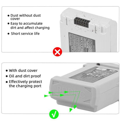 for DJI Mini 3 Pro Battery Dust Plug Port Waterproof Protection Cover Dust-Proof Cap Dust Plug for Mavic Mini 3 Pro Accessories - RCDrone