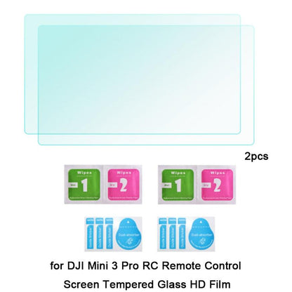 9H Tempered Glass Film for DJI MINI 3 Pro / MINI 3 Drone RC Remote Controller Screen Anti-Scratch Anti-rupture HD Film Cover - RCDrone