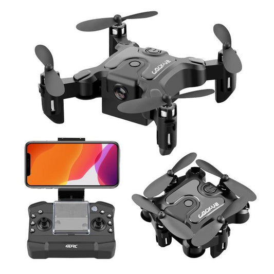 V2 Mini Drone - 4K 1080P HD Camera WiFi Fpv Air Pressure Altitude Hold Professional Foldable Quadcopter RC Drone Kid Toys GIft - RCDrone