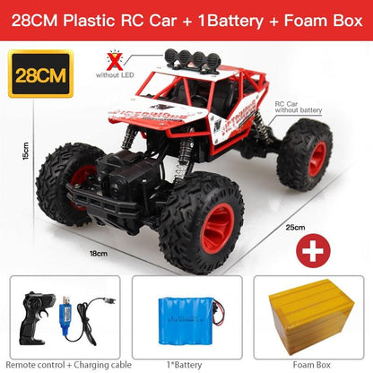 ZWN RC Car - 1:12 / 1:16 4WD With Led Lights 2.4G Radio Remote Control Cars Buggy Off-Road Control Trucks Boys Toys for Children - RCDrone