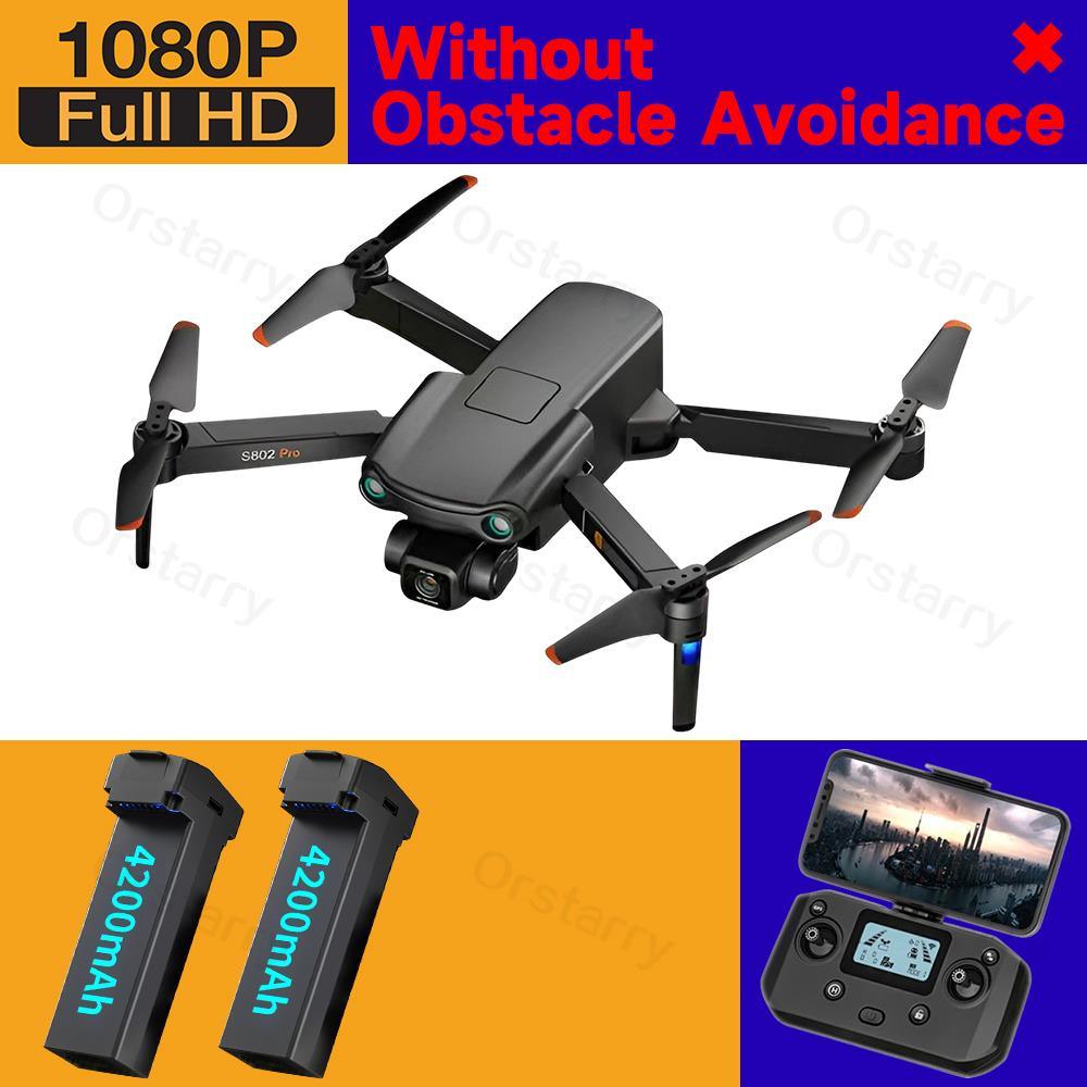S802 / S802 Pro Drone - 4K HD Professional HD Camera Laser Obstacle Avoidance 3-Axis Gimbal 5G WiFi EIS FPV Dron RC Quadcopter Professional Camera Drone - RCDrone