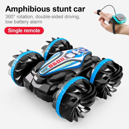 Newest High-tech Remote Control Car 2.4G Amphibious Stunt RC Car Double-sided Tumbling Driving Children&#39;s Electric Toys for Boy - RCDrone