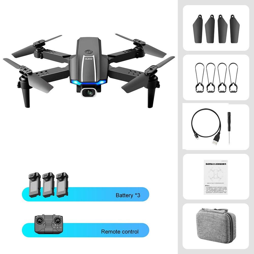 YLRC S65 Drone - 4K HD Camera WiFi Headless Mode 2.4GHz Foldable Quadcopter Toys Real-time transmission Helicopter Toys - RCDrone