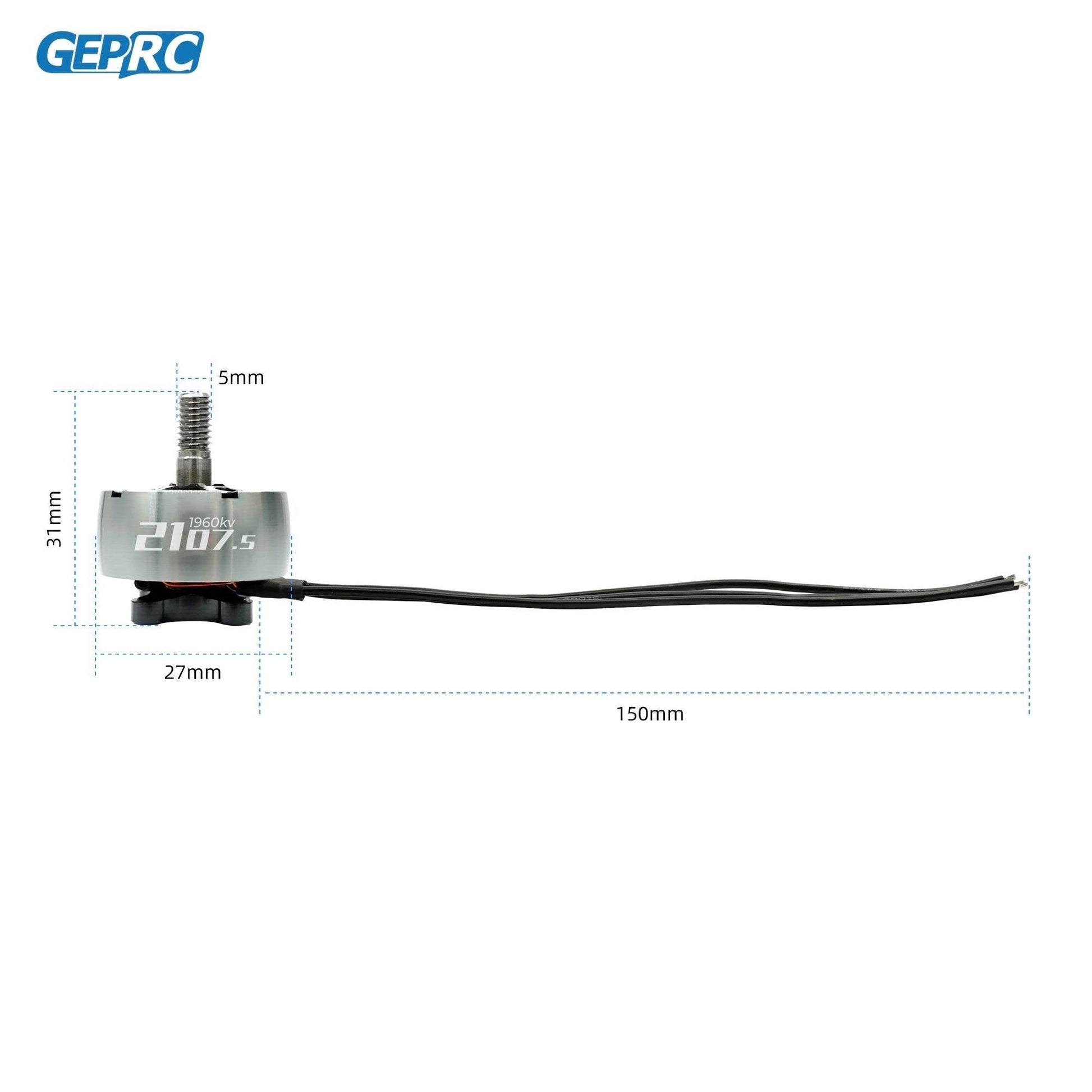 GEPRC SPEEDX2 Motor - 2107.5 1960KV/2450KV Motor Suitable For DIY RC FPV Quadcopter Freestyle Racing Drone Accessories Replacement Parts - RCDrone
