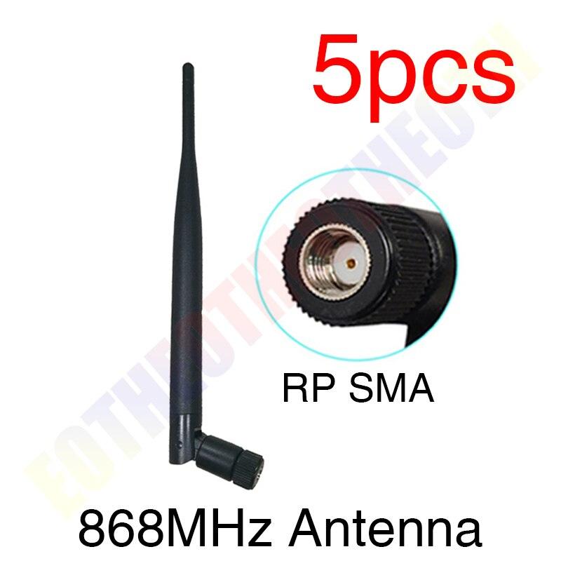 Eoth 5PC 868MHz Antenna 915MHz antena Lorawan lora 5dbi SMA Male female Connector 868 915 mhz antena GSM 21cm ipex 1 pigtail - RCDrone