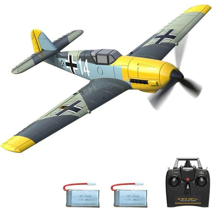 VOLANTEXRC BF 109 - 4CH RC Warbird RC Airplane RTF with Xpilot Stabilization System Remote Control Plane Toys for Childrens - RCDrone