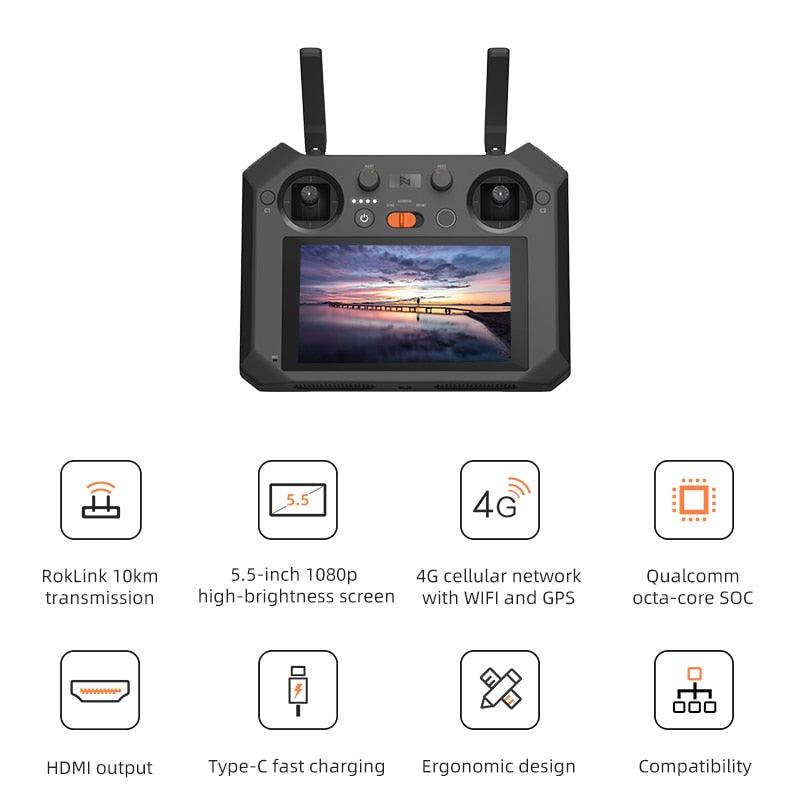 FIMI TX10 Built-in Screen Remote Controller - drone Spare Parts Transmitter for FIMI X8 SE 2022 and X8SE 2022 V2 camera drone - RCDrone