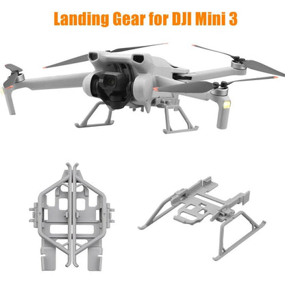 Foldable Landing Gear for DJI Mini 3 - Extension Support Legs Quick Release Extender Protector For Mini 3 Drone Accessories - RCDrone