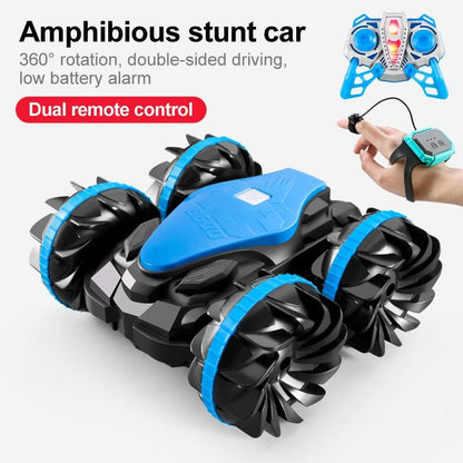 Newest High-tech Remote Control Car 2.4G Amphibious Stunt RC Car Double-sided Tumbling Driving Children&#39;s Electric Toys for Boy - RCDrone