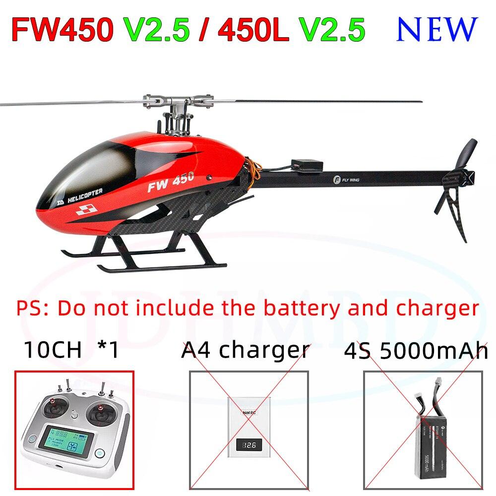 FLYWING FW450 RC Helicopter - V2.5 RC 6CH 3D FW450L Smart GPS