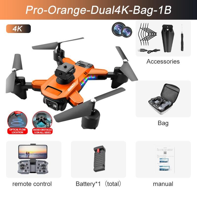 S7 Pro Drone - 4K Dual Camera Wifi FPV 2.4G Folding Quadcopter RC Helicopter Toy Gifts - RCDrone