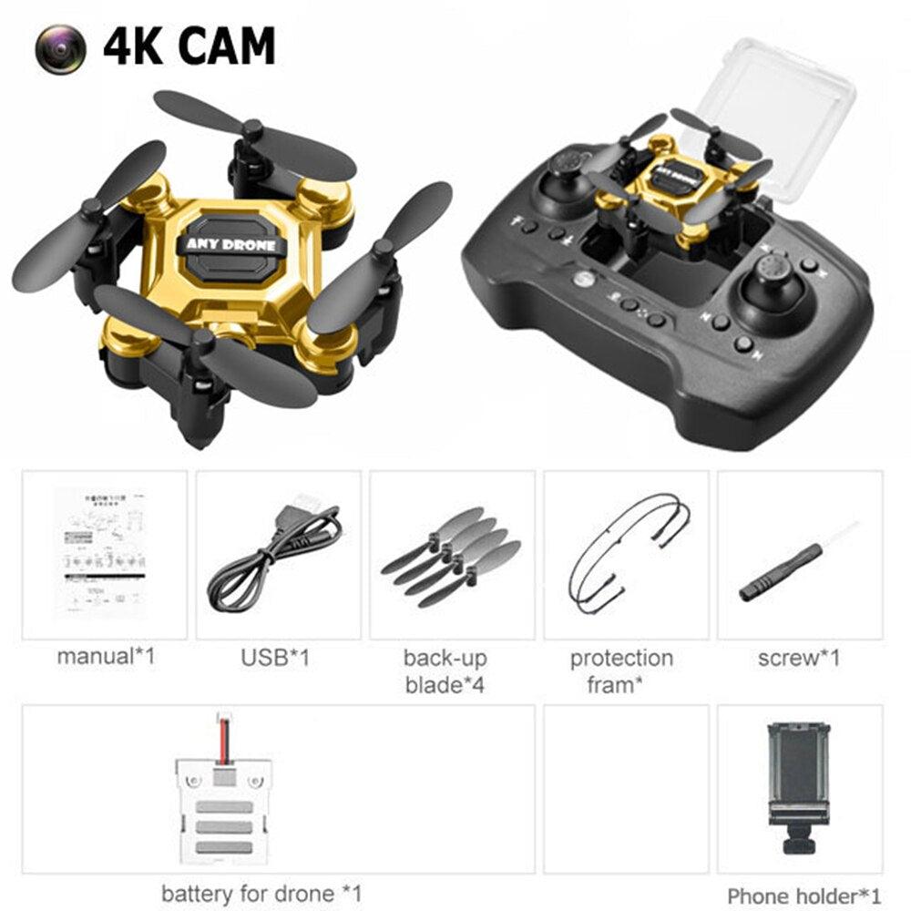 2023 Foldable Mini Drone 4K Profesional RC Plane Remote Control Helicopter Camera Drones WIFI Aerial Photography Adult Kid Toys - RCDrone