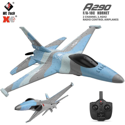 Wltoys A290 F16 RC Airplane - 3CH 2.4G Remote Control Fixed Wing Drone A200 RC Airctaft Landing Glider Planes Model Foam Toys Boy - RCDrone