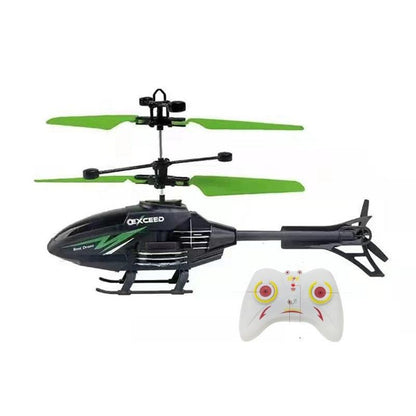Two-Channel Suspension RC Helicopter Drop-resistant Induction Suspension Aircraft Charging Light Aircraft Kids Toy Gift for Kid - RCDrone