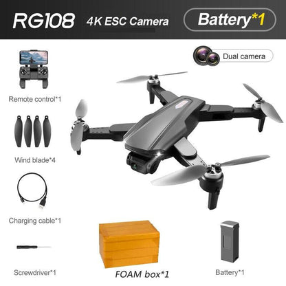RG108 MAX Drone - 2023 NEW Professional 8K HD Dual Camera FPV 3Km GPS Aerial Photography Brushless Motor Foldable Quadcopter Toys Professional Camera Drone - RCDrone