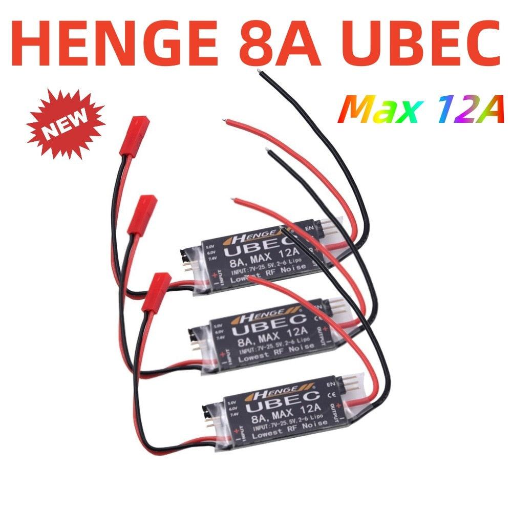 HENGE 8A UBEC Output 5V / 6V 6A / 8A Max 12A Inport 7V-25.5V 2-6S Lipo / 6-16 Cell Ni-Mh Input Switch Mode BEC for RC Quadcopter - RCDrone