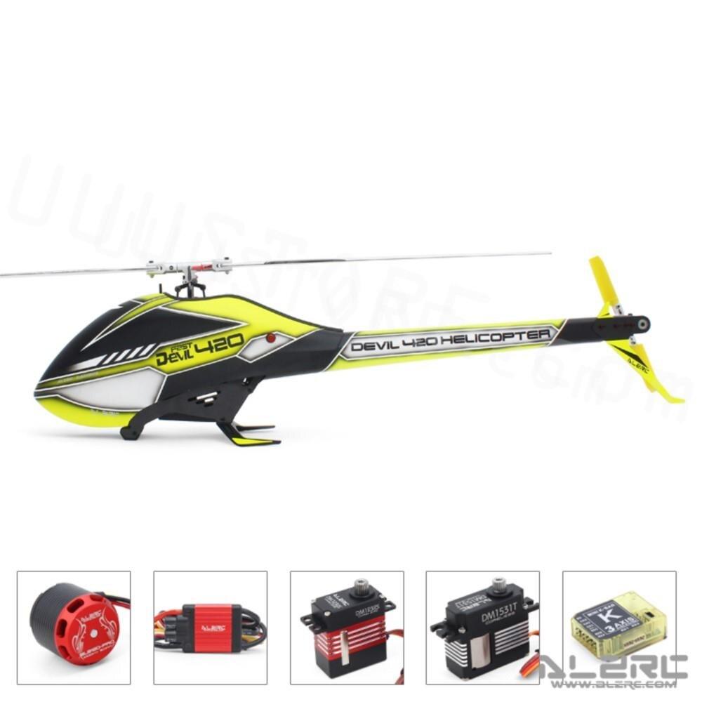 2023 New ALZRC Devil 420 Fast FBL 3D Flying RC Helicopter Super Combo With Motor ESC Servo Gyro RC Model toys - RCDrone