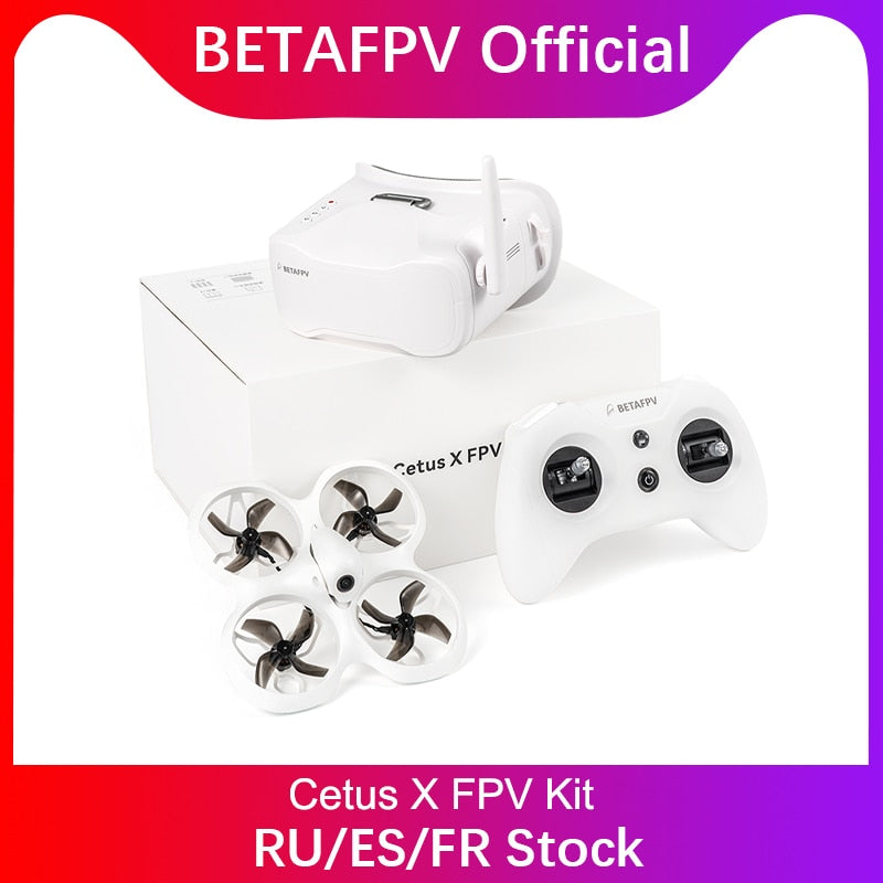 BETAFPV Cetus X - Brushless ELRS FPV Quadcopter BNF/ RTF LiteRadio 3 Radio Transmitter VR03 FPV Goggles C04 FPV Camera RC Drone