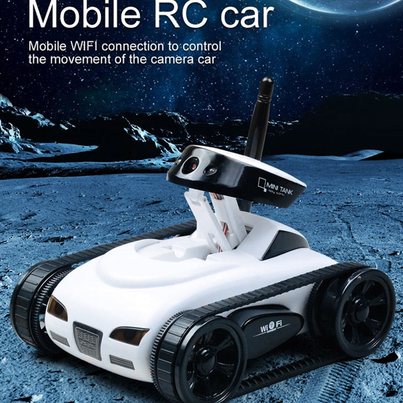 Mobile RC car Mobile WIFI connection to control the movement of the camera car Qwv