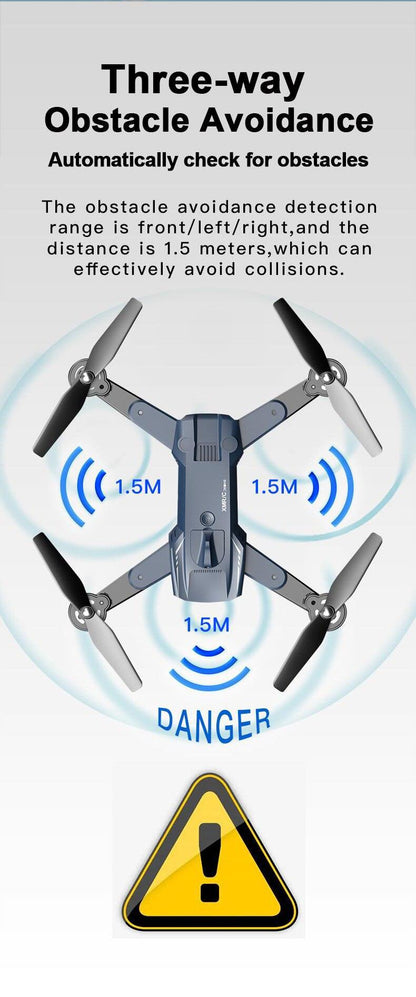 M6 Drone - 2023 new mini drone 4k profesional drones with camera hd 4k intelligent Obstacle Avoidance Drone remote control helicopter - RCDrone