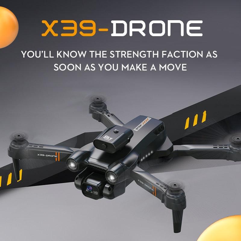 X39 Mini Drone - 4K HD Dual ESC Camera Optical Flow Positioning Obstacle Avoidance Foldable Quadcopter RC Dron Toys Gifts - RCDrone