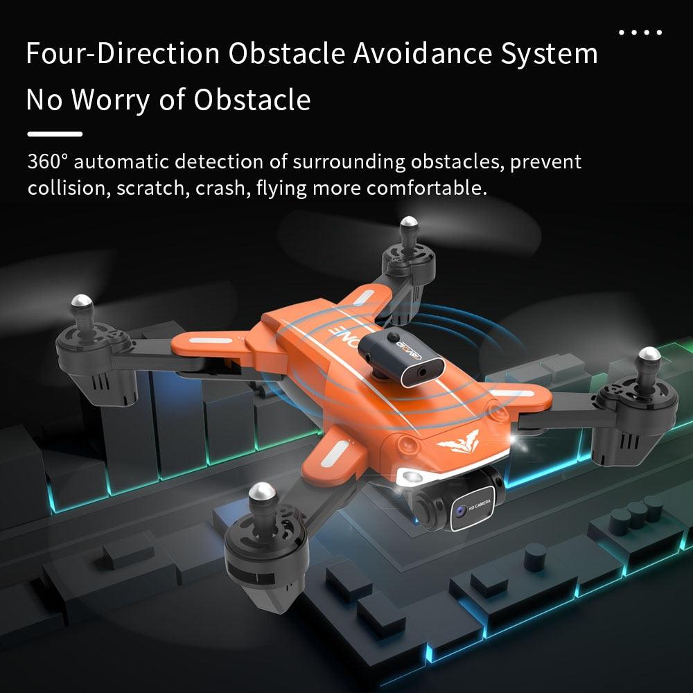 JJRC H109 RC Drone - Professional 4K Dual Camera 4 Side Avoid Obstacle Quadcopter Helicopter Kids RC Toys 360 Degree Flip Headless - RCDrone