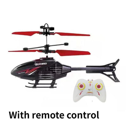 DW2137 Rc Helicopter - 2 Channel Remote Control Mini Drone Flying Helicopter Infraed Induction Kid Toys Aircraft LED Drone Flying Suspension Induction Helicopter - RCDrone