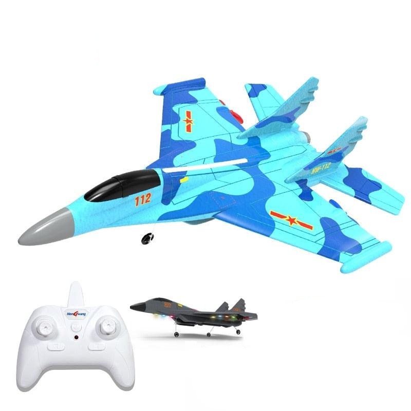 Genuine Authorization J-11 1:50 RC Fighter Plane - 2.4G 2CH Remote Control Foam Aircraft with Lighting J 11 Airplane Toys for Boys - RCDrone