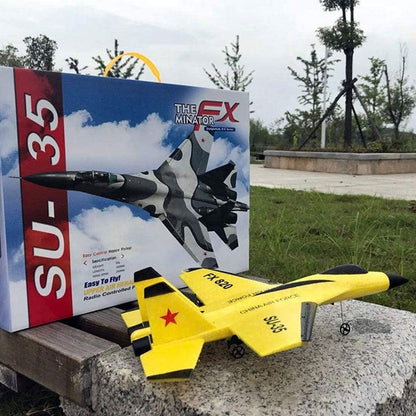 SU-35 Glider RC Plane - Wingspan RC Remote Radio Control Drones Airplanes RTF UAV Children Toy Kids Gift Boy Aviation Flight Model - RCDrone