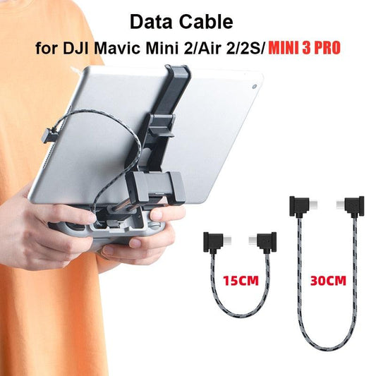 Data Cable For DJI Mavic 3/Ari 2/2S/Mini 2/MINI 3 PRO Drone IOS Type-C Micro-USB Adapter Wire Connector Tablet Phone Cable - RCDrone