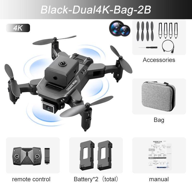 KY912 Mini Drone - 2023 4K HD Camera Air Pressure Fixed Height Four-sided Obstacle Avoidance Professional Foldable Quadcopter Toys - RCDrone