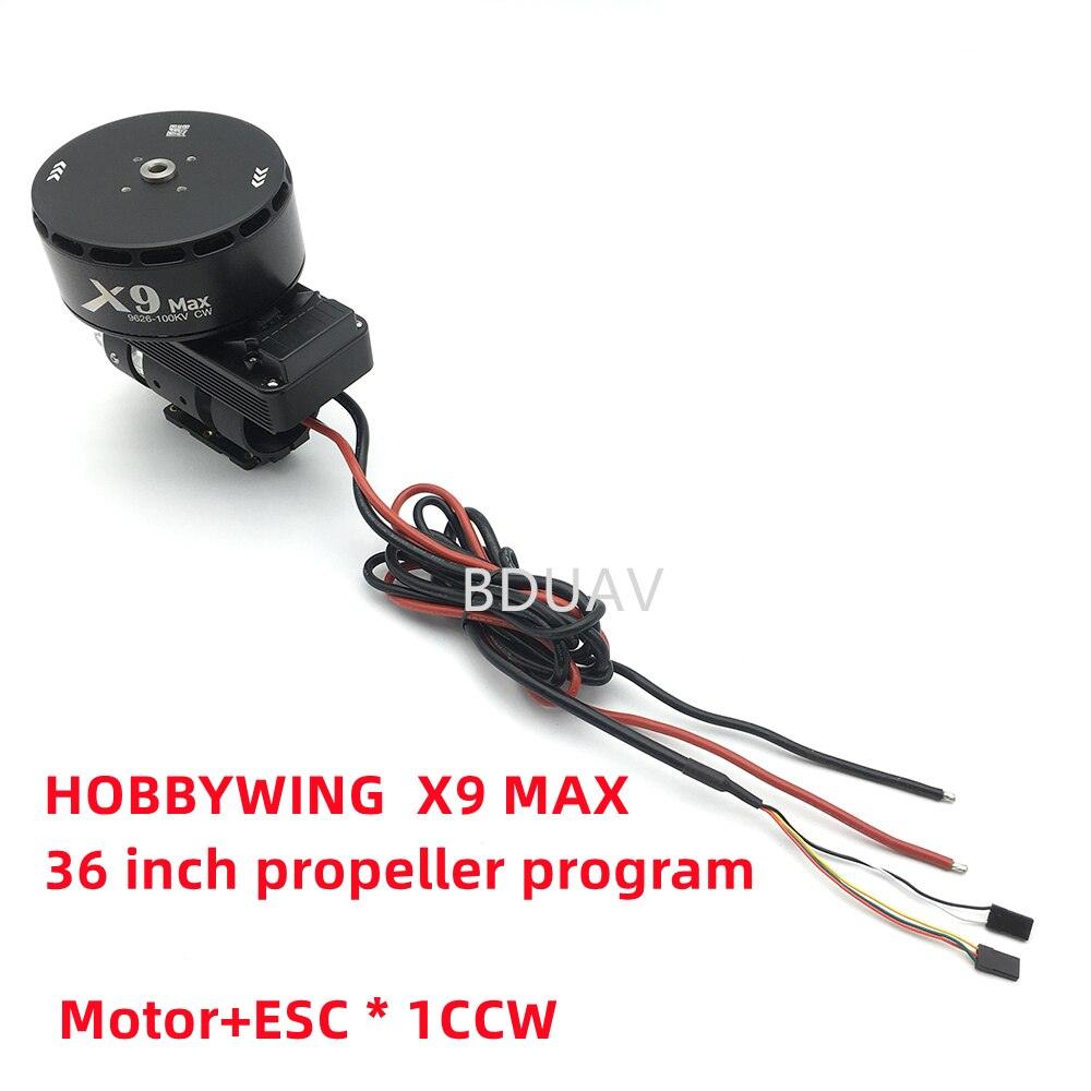 Hobbywing X9 MAX Power system - 9626 100KV motor D50mm 15kg for 20L 25L Multirotor Agriculture Spraying Drone - RCDrone