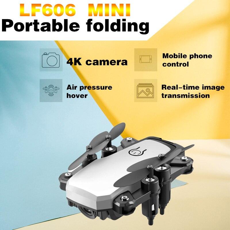 LF606 Drone - 4K Camera HD Foldable Drones One-Key Return FPV Follow Me RC Helicopter Quadrocopter Kid's Toys - RCDrone