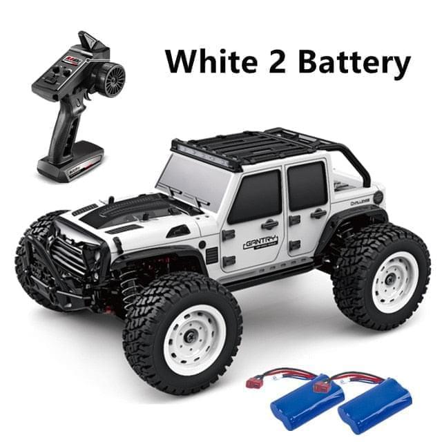1:16 50KM/H Or 70KM/H 4WD RC Car LED Headlights 2.4G Waterproof Remote Control Cars High Speed Drift Monster Truck for Kids Toy - RCDrone