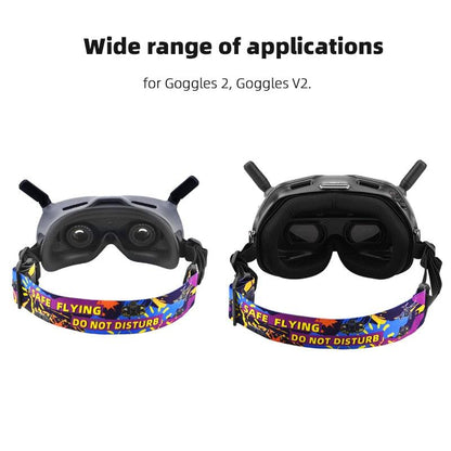 Head Strap For DJI FPV Goggles 2/V2 - Adjustable Elastic Band Colorful Headband for DJI AVATA/FPV Combo Drone RC Accessories - RCDrone