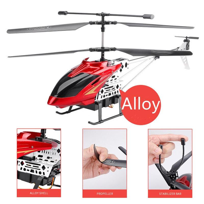 Large Rc Helicopter - 50 CM 4ch Professional Outdoor Big Size Altitude Hold LED Lights Alloy For Adults Toys for Kids Boy - RCDrone