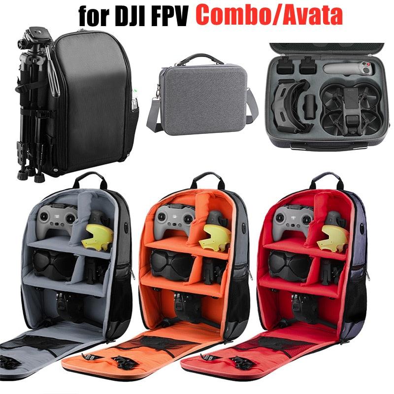 Backpack for DJI FPV Combo/Avata - Storage Bag Drone Remote Control FPV Goggles 2/V2 Portable Carry Case Accessory - RCDrone