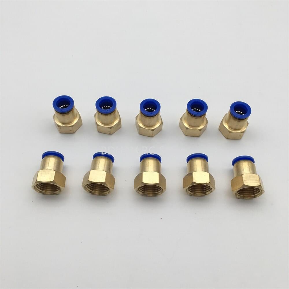 10pcs 8mm 12mm Hobbywing 8L Water Pump Outlet Fitting/Hose Air Hose Quick Fitting/Female Straight Through For Agriculture Drone - RCDrone