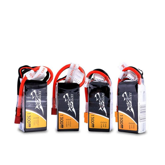 TATTU Funfly 14.8V 1550mAh 100C 4S XT60 lipo accu TATTU Funfly 14.8V 1550mAh 100C 4S XT60 lipo accu