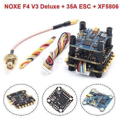 NOXE Flight controller - F4 V3 FC / F3 / Aocoda-RC F7 V1.0 Flight controller / Mini 35A 4 in 1 ESC / XF5806 Flytower For FPV RC Drone ELF88 90 Q90 - RCDrone