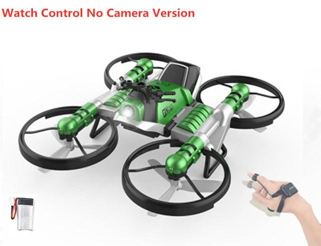 Motorcycle aircraft 2 in 1 Deformation Drone With 4K HD Camera 3D Flip One Key Return Headless Mode RC Quadrocopter - RCDrone