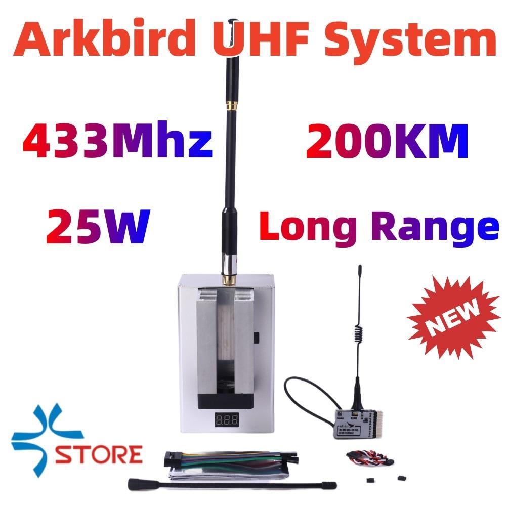 Arkbird UHF System - Over 200km 25W 433Mhz 10CH Remote Range Extension Support FPV PIX PX4 SN FAST Flight Control - RCDrone