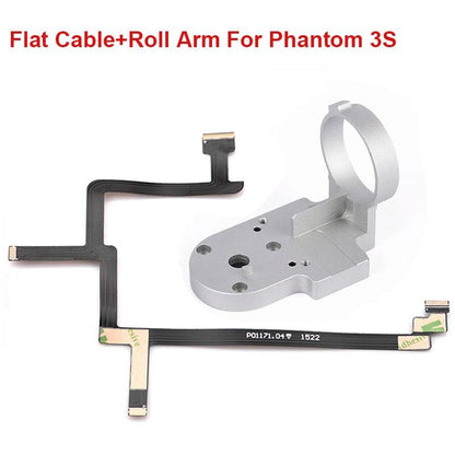 Repair Parts for DJI Phantom 3 A3P 3S 3SE Drone Gimbal Flex Cable Flat Ribbon Cable Yaw Roll Bracket Motor Gimbal Mount ScrewKit - RCDrone